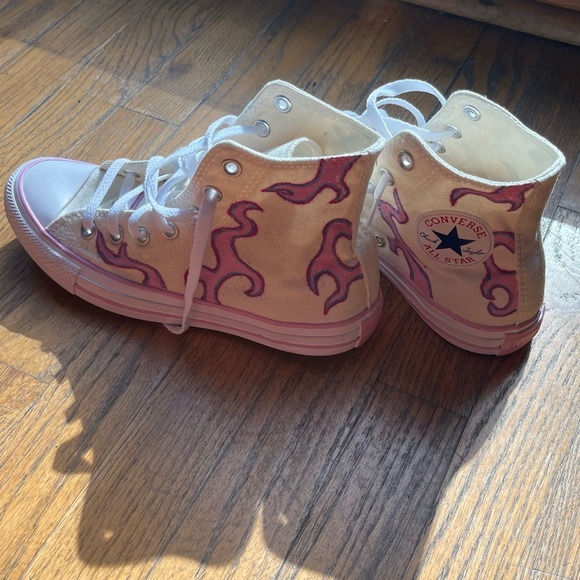 Converse all star chuck taylor pastel flame high tops - Picture 2 of 6